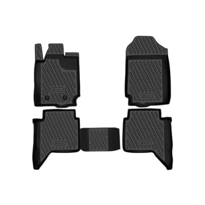 Immagine di Element tappetini in Gomma 3D Premium su Misura Adatti per Ford Ranger, T6, 2011 2015, 4 Pezzi.