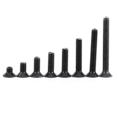 Immagine di 200Pcs M3 Viti A Testa Svasata, Fissaggio Esagonale Piatta 4/6/8/10/12/16/20/25mm