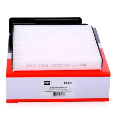 Immagine di MAPCO 65531 Filtro abitacolo antipolline 207 182 42 RENAULT: CLIO 3, 2, Modus / Grand Modus, DACIA: Duster SUV, Sandero I, Logan I MCV