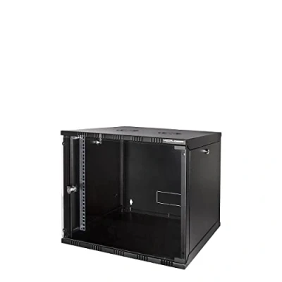 Immagine di LogiLink 19 WALLMOUNT SOHO BOX 9U 540*550, BLACK, FLATPACK Armadio rack da parete (L x A P) 540 456 550 mm 9 U Nero (RAL 9005)