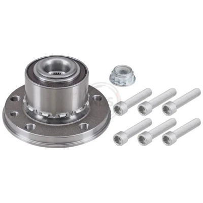 Immagine di A.B.S. 201102 Kit cuscinetto ruota con integrato, anello sensore magnetico integrato 149 VOLKSWAGEN: Touareg I, Transporter 5 Bus