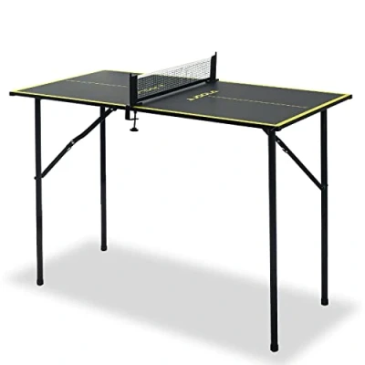 Immagine di JOOLA Mini tavolo da ping pong per interni, pong, con rete grigio scuro