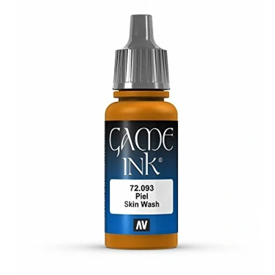 Immagine di Vallejo Game Ink Vernice Acrilica a Base d&#039;Acqua, 17 ml, Marrone (Skin Wash)