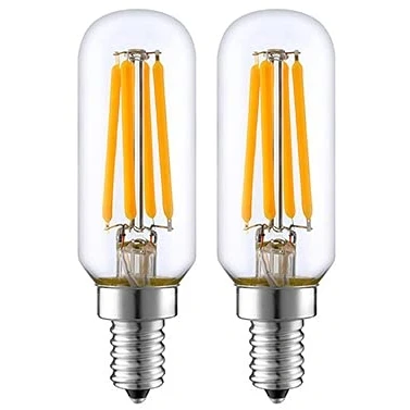 Immagine di Bulbright Lampadine a filamento LED Dimmerabile T25 4W Attacco E14, Bianco caldo 2700K, Equivalente 40W, Consumo Basso, Risparmio Energetico (4)