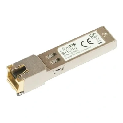 Immagine di MikroTik Modulo di Trasmettitore Rete S+RJ10 10000 Mbit/s, SFP+, metallico, 1 unità