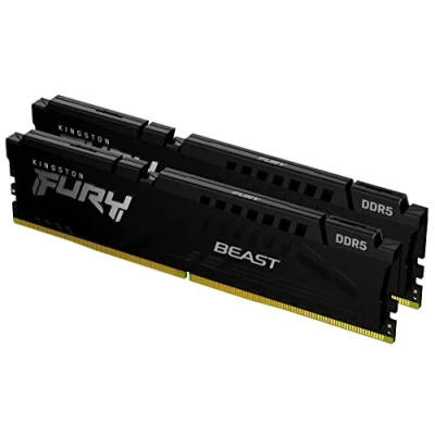 Immagine di DDR5 32GB KIT 2x16GB PC 5600 Kingston FURY Beast KF556C40BBK2 32