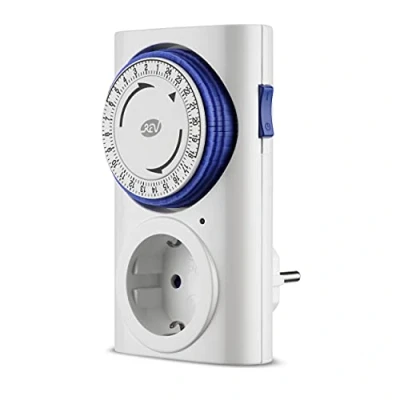 Immagine di Rev Ritter 0025400103 Presa timer meccanica professionale, colore bianco