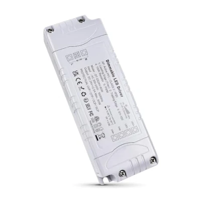 Immagine di REYLAX Trasformatore LED 24V 60W Dimmerabile, Triac &amp; 0 10V&amp;1 10V PWM Resistenza da 100k, Alimentatore 2.5A di Tensione Costante, Driver AC 220V to DC Trasformatori Bassa