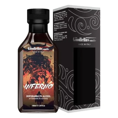 Immagine di The Goodfellas&#039; smile fluido dopobarba zero Inferno alcool 100ml