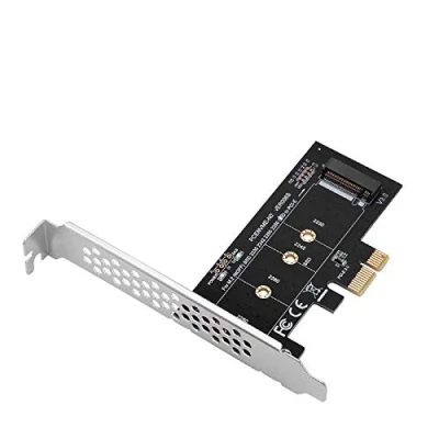 Immagine di MZHOU M.2 SSD M Key Adattatore Scheda NVMe PCIe 3.0 x1 con Staffa a Profilo Basso e Pieno Supporta M2 NGFF PCI 3.0, 2.0 o 1.0, AHCI, Key, 2280, 2260, 2242, 2230 unità Stato Solido