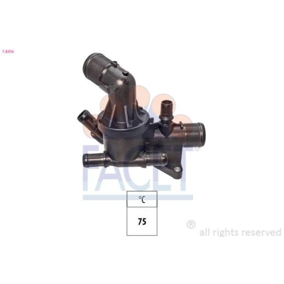Immagine di FACET 7.8976 Termostato motore 75C Alloggiamento integrato RENAULT: Scénic IV, Megane 4, Trafic 3 Bus