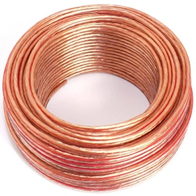 Immagine di SeKi Cavo per altoparlante, 2 x 1,50 mm2, 30 m, trasparente, CCA