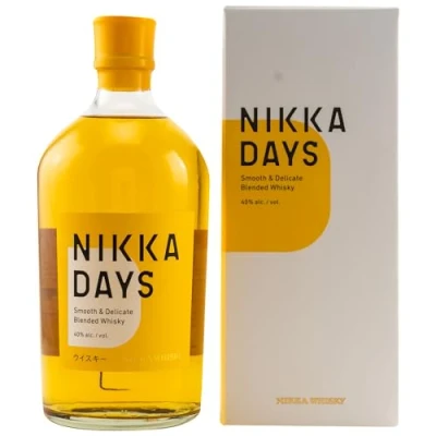 Immagine di Nikka DAYS Smooth &amp; Delicate Blended Whisky 40% Vol. 0,7l in Giftbox, 70cl