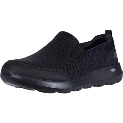 Immagine di Skechers Go Walk Max Clinched, Scarpe da ginnastica Uomo, Black Textile Trim, 45 EU