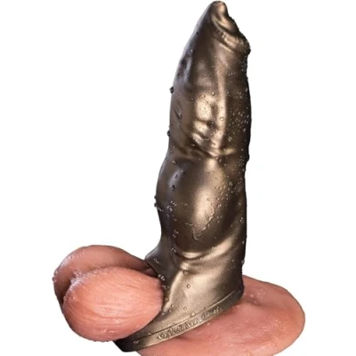 Immagine di Pene Realistico, Anello Vibrante Pene, Guaina Finto per Uomo e Donna, Lupo Dildo &#039;Lupo Soul&#039;, Design Realistico in Silicone, Il Estensore Aumento di Spessore Lunghe