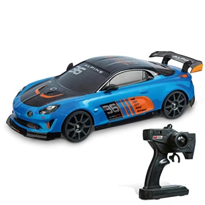 Immagine di Mondo Motors macchina radiocomandata Renault Alpine GT4 R/C modello in scala 1/10 fino a 30 km/h di velocità Drift Action auto giocattolo per bambini 63604
