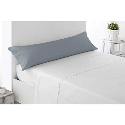 Immagine di Miracle Home Federa per Cuscino, Morbida e Confortevole, Cotone, 50% Poliestere, Grigio, Letto 135