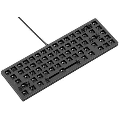 Immagine di Glorious gaming GMMK 2 Compact 65% Barebones (solo struttura) Struttura per tastiera da meccanica, TKL compatta (65%), alluminio, personalizzabile, RGB, layout americano / ANSI Nero