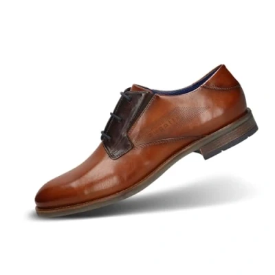 Immagine di bugatti SULA Stringate eleganti, Uomo, Taglia: 40, Cognac Pelle