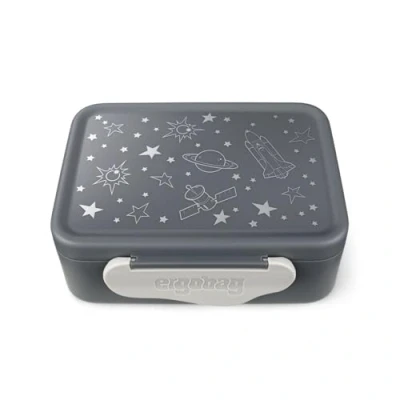Immagine di ergobag Contenitore per il pranzo con divisorio, senza BPA, lavabile in lavastoviglie, colore: grigio