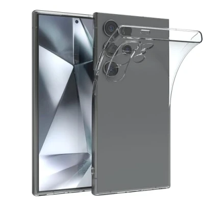 Immagine di EAZY Case Custodia compatibile con Samsung Galaxy S24 Ultra Slim Cover Clear Silicone Sottile Trasparente
