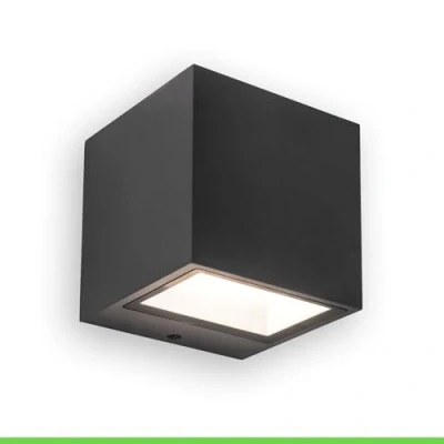 Immagine di Lutec GEMINI 5189114118 Lampada da parete per esterni a LED (monocolore) 4.50 W Antracite