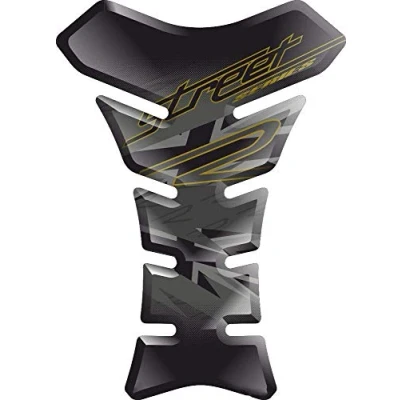 Immagine di PARASERBATOIO ADESIVO, TANKPAD, TANKSCHUTZ, PROTECTION DE RESEVOIR, RESINATO EFFETTO 3D compatibile con Triumph Street Triple Streettriple 675 1050 R RX v4