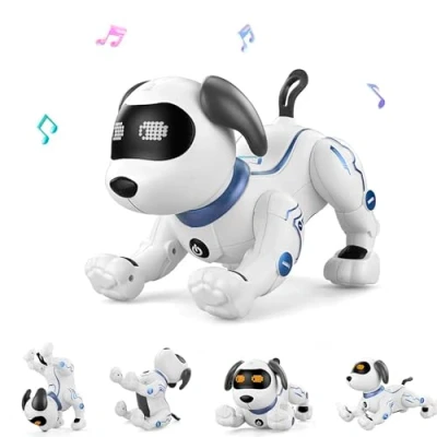 Immagine di Goolsky LE Neng Toys K16A Animali Domestici elettronici Robot Dog Stunt Voice Command Programmabile Touch Sense Music Song Toy per Bambini Regalo di Natale Compleanno