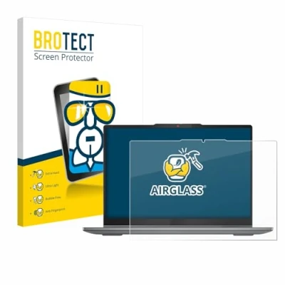 Immagine di brotect Pellicola Protettiva Vetro per Lenovo IdeaPad 5 2 in 1 14AHP9 Protezione Schermo [Durezza Estrema 9H, Chiaro]