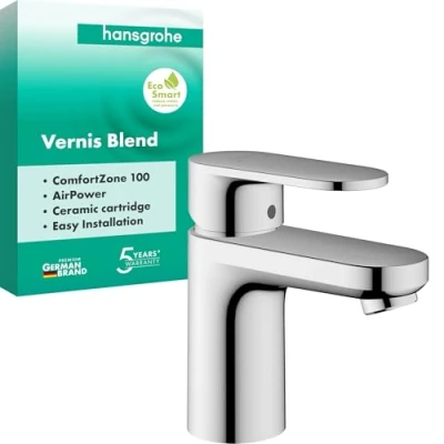 Immagine di hansgrohe Vernis Blend Miscelatore monocomando lavabo 100 senza saltarello, cromo, 71580000