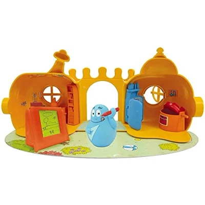 Immagine di Barbapapà Playset Barbacasa con 1 Mini Personaggio e 3 ambientazioni di gioco, accessori funzioni, per bambini a partire dai 12 mesi, Giochi Preziosi, BAP15000