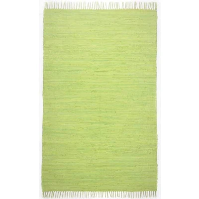 Immagine di Theko Happy Cotton Tappeto in 100% cotone, 70 cm x 140 cm, colore: Verde