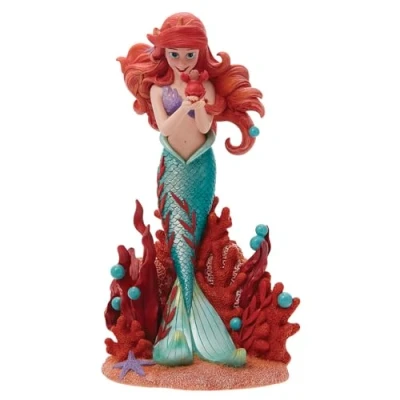 Immagine di Enesco Disney Showcase Botanical Statuetta di Ariel con Sebastian, 20 cm, multicolore