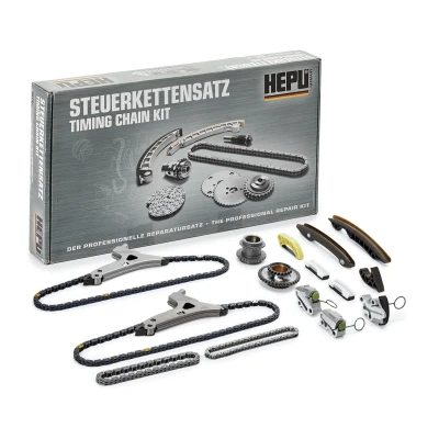 Immagine di HEPU 21 0600 Kit Catena distribuzione con ingranaggio albero intermedio, comando dentata, Simplex, chiusa