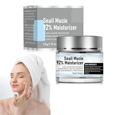 Immagine di crema gel viso quotidiana idratante alla mucina di lumaca al 92%, lumaca, tutto in uno Advanced Snail 92, rivitalizzante bava (1pcs)