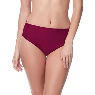 Immagine di Merry Style Slip Bikini Coprente Vita Media Donna 18 (Borgogna (5288), 42)