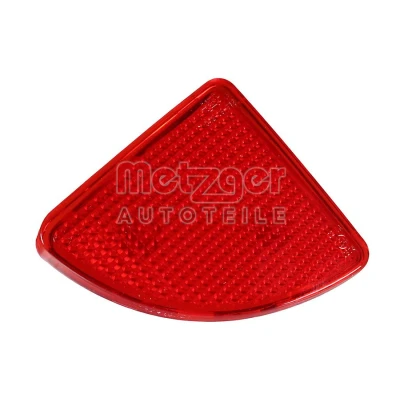 Immagine di METZGER 2080255 Catarifrangente Rosso Paraurti, posteriore Sx con marchio di controllo E RENAULT: Kangoo I