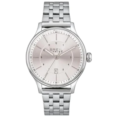 Immagine di Breil Orologio UOMO CLASSY quadrante MONO COLORE ARGENTO movimento SOLO TEMPO 3 LANCETTE QUARZO e BRACCIALE ACCIAIO EW0644