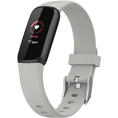 Immagine di Shieranlee Cinturino di Ricambio Compatibile con Fitbit Luxe Activity Tracker Braccialetti QuickFit in silicone alta qualità,taglia piccola