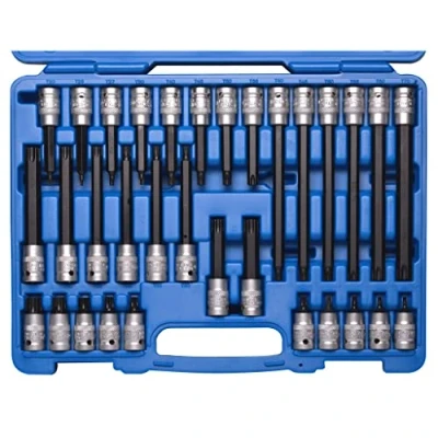 Immagine di SW Stahl 04423L Set bussole 32 Torx interno Acciaio al cromo vanadio 1/2 Quadrato