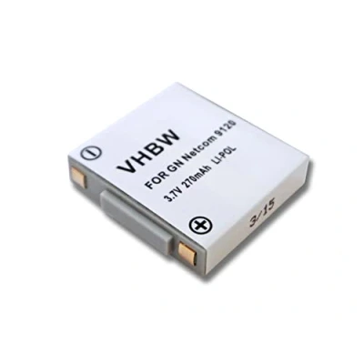 Immagine di vhbw batteria compatibile con GN Netcom Jabra 9120, 9125, GN9120, GN9120 Flex auricolari cuffie wireless (270mAh, 3,7V, Li Poly)