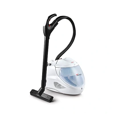 Immagine di Polti Vaporetto Lecoaspira FAV30, Pulitore a Vapore e Aspirapolvere con Filtro ad Acqua, Doppia Funzione, Pressione Massima Caldaia 4 Bar, Tappo di Sicurezza, Bianco