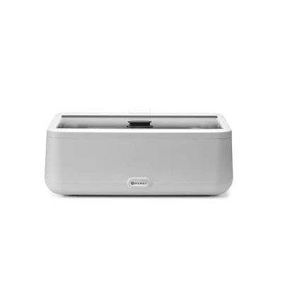 Immagine di HENDI Scaldavivande, UNIQ, Buffet server, chafing dish, elettrico, sistema di bagnomaria, 12,5L, 220V, 700W, 608x460x(H)245mm, vetro temperato, acciaio inox, Alu, PP, bianco