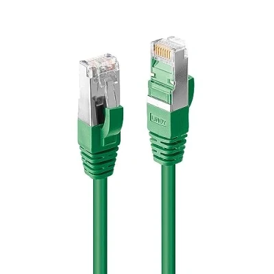 Immagine di LINDY 47684 RJ45 cavo di rete, patch CAT 6A S/FTP 15.00 m Verde 1 pz.