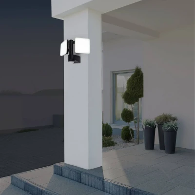 Immagine di Näve Applique LED da esterni Jaro, sensore, 2 luci