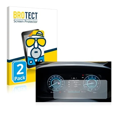 Immagine di brotect Pellicola Protettiva Opaca per Hyundai i20 BC3 2021 Cockpit Anti Riflesso (2 Pezzi)