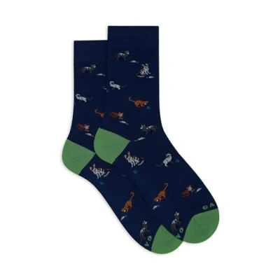 Immagine di Gallo WITH CAT Mouse AND BALL Motif Calze, Uomo, Taglia: One Size, Inglese
