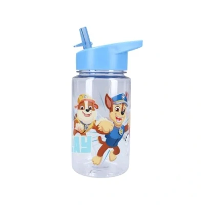 Immagine di My sweety pop Borraccia da ragazzo Pat Patrol trasparente in plastica per bambini asilo scuola vacanze pasto 12 cm 450 ml idratazione idea regalo