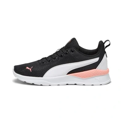 Immagine di Puma Anzarun LITE Scarpa da corsa neutra, Donna, Taglia: 38, Black/white/peach smoothie Tessuto / sintetico