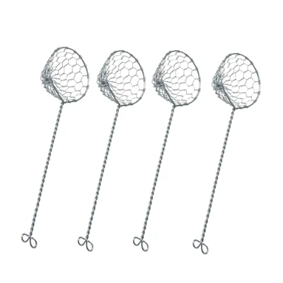 Immagine di Kela 77924, Set di 4 colini per fonduta, Pezzi, Acciaio Inox 18/10, Tamis, Stainless Steel, Argento, 1 Confezione, unità